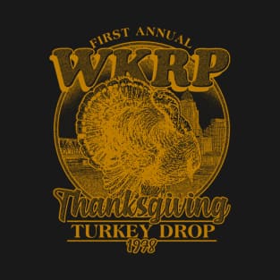 WKRP Turkey Drop 1978 Pencil Art T-Shirt