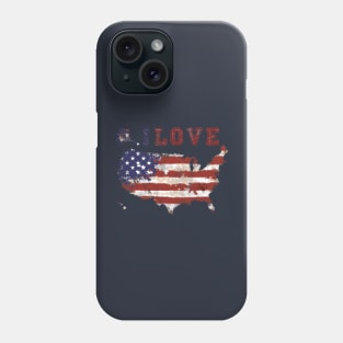 i love america Phone Case