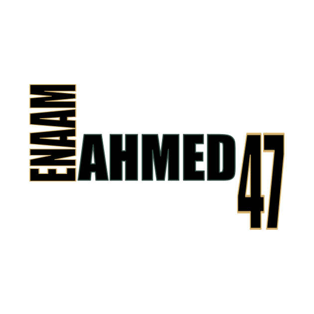 Enaam Ahmed '23 black text by SteamboatJoe