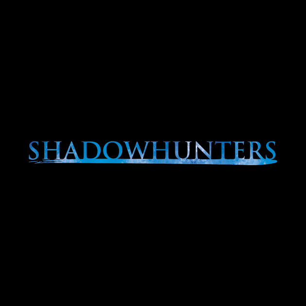 Shadowhunters logo / The Mortal Instruments (blue watercolour) - Clary, Alec, Jace, Izzy, Magnus - Malec - Parabatai - rune by Vane22april