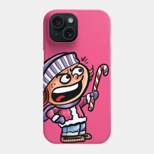 Candy Cane Girl Phone Case