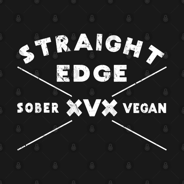 Vegan Straight Edge: XVX Sober Vegan by shirtonaut