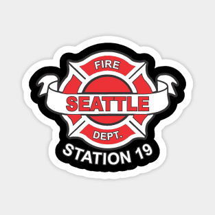 seattle fire merch Magnet