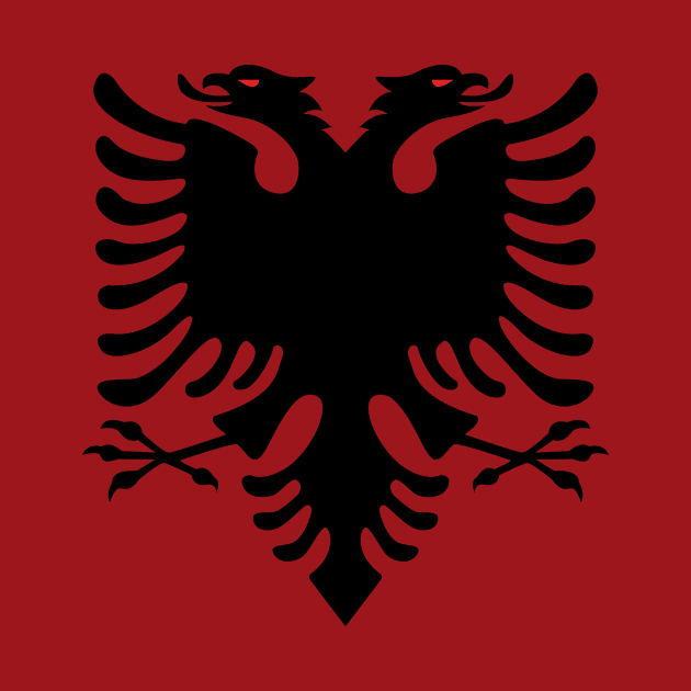 Albania Symbol by Wickedcartoons