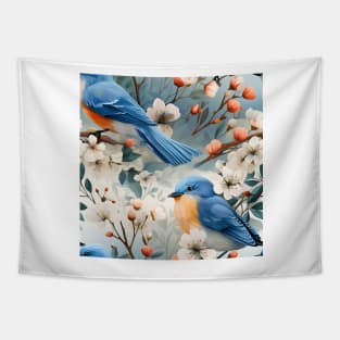 North American Birds - Blue Bird Tapestry