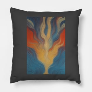 cool abstract ukiyo-e design Pillow