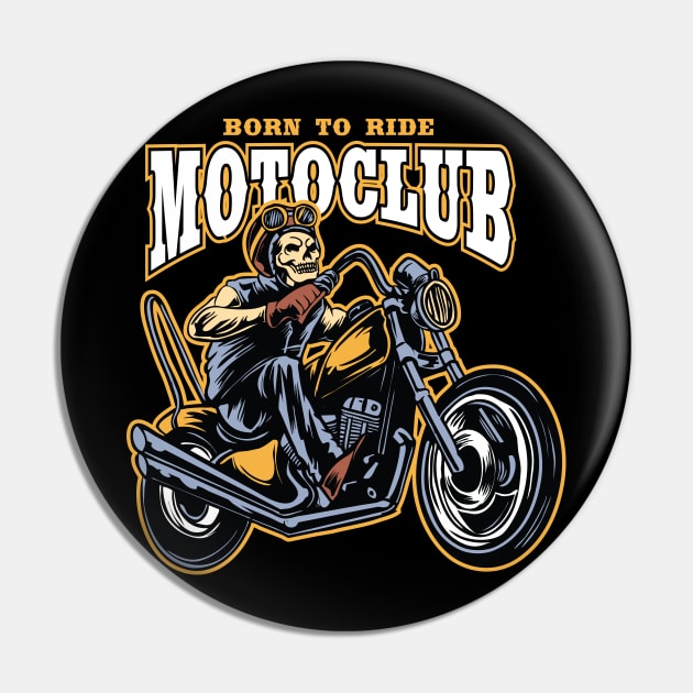 moto skull rider Pin by wemuf