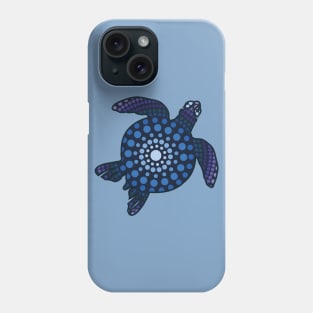 Blue Turtle Aboriginal Phone Case