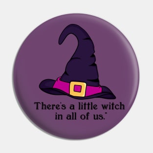 Inner Witch Halloween Pin