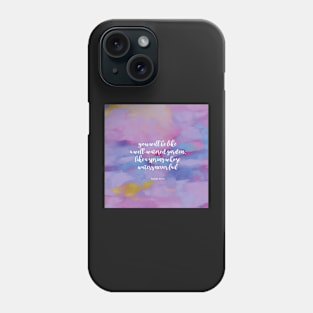 You will be like a well-watered garden, Isaiah 21:11 Phone Case