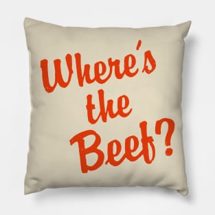 Where's The Beef Pillow
