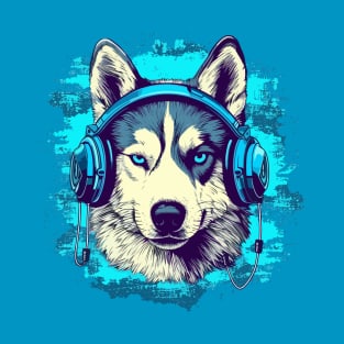 Husky DJ: Spinning Pawsome Beats T-Shirt