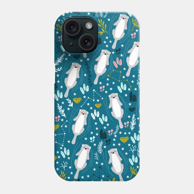 Cute otters Phone Case by kapotka