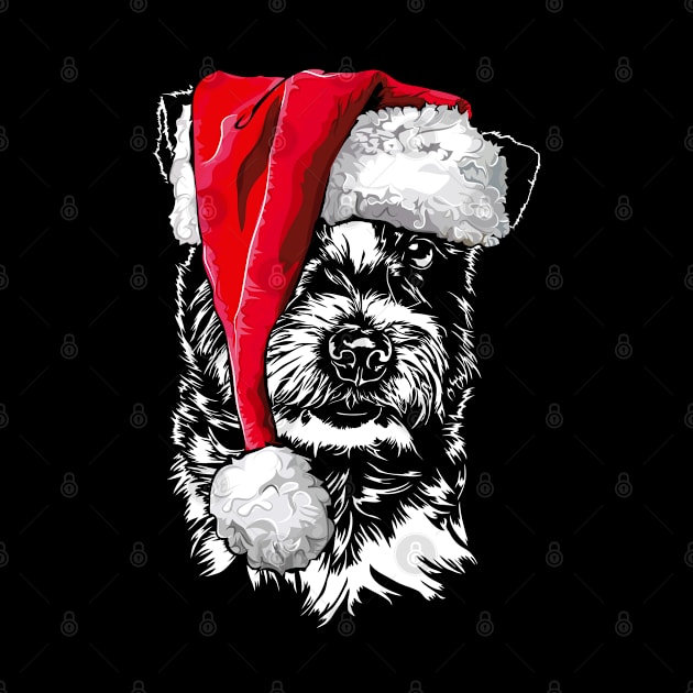 Funny Jack Russell Terrier Santa Christmas dog mom by wilsigns