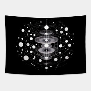 Scientific Illustration of the Multiverse Tapestry