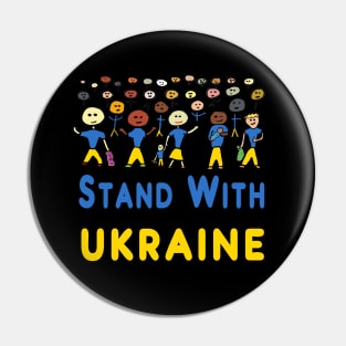 Stand With Ukraine Pin