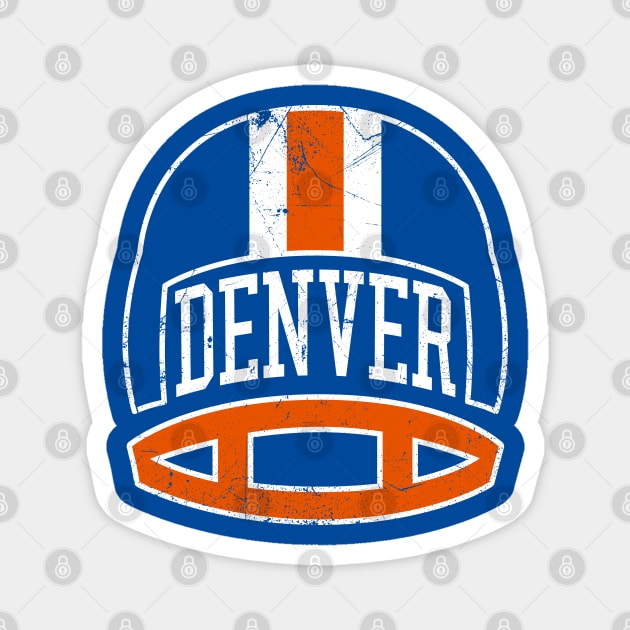 Denver Retro Helmet - Blue Magnet by KFig21