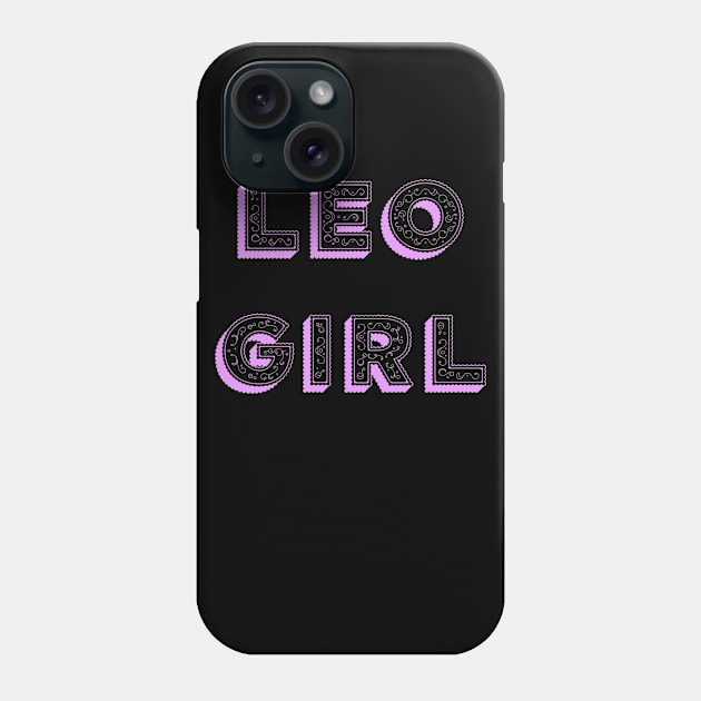 Leo Girl Phone Case by Sloop