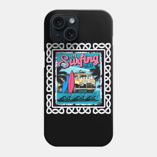 Surfing Time California Phone Case