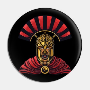 Spartan warrior commander Pin