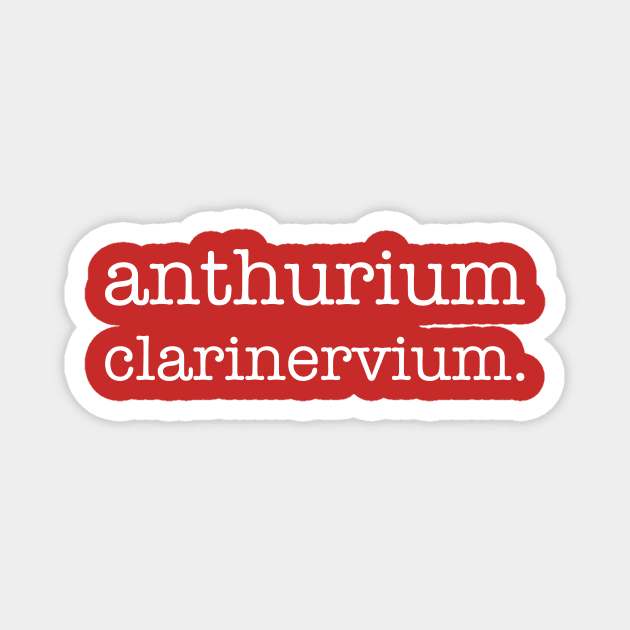 Anthurium Clarinervum Magnet by Viewfinder