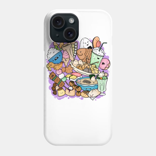 Japanese Food Phone Case by ocamixn