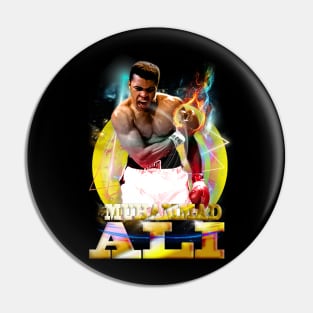 Muhammad Ali Angry Pin