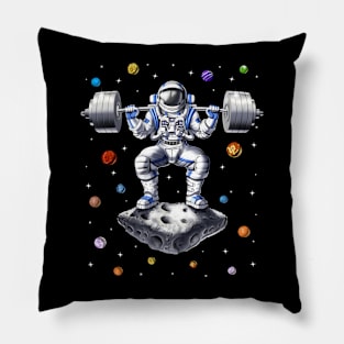 Astronaut Fitness Squats Pillow