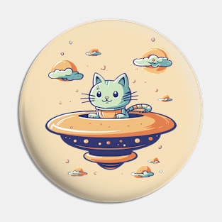 Alien Cat Pin