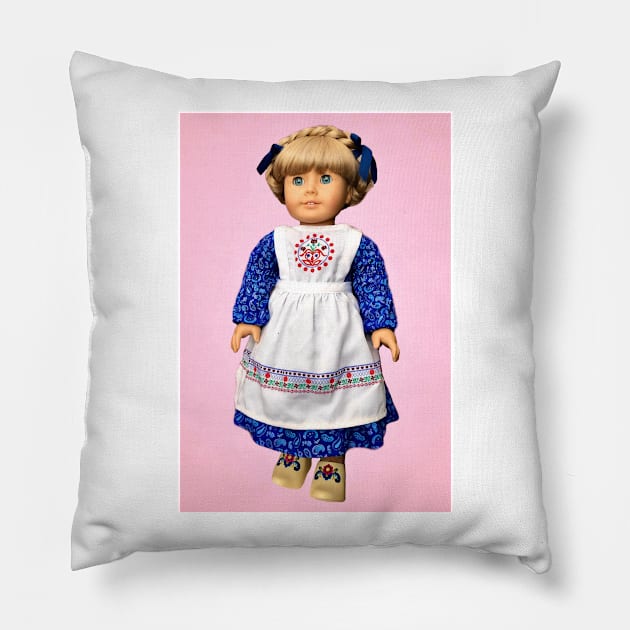 Baking with Kirsten Larson Pillow by Doll_Delight