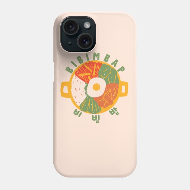 Bibimbap 비빔밥 Korean Food Phone Case by e s p y