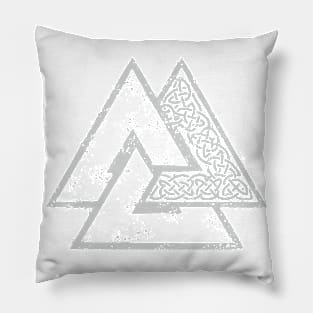 Valknut Viking Nordic Symbol Pillow