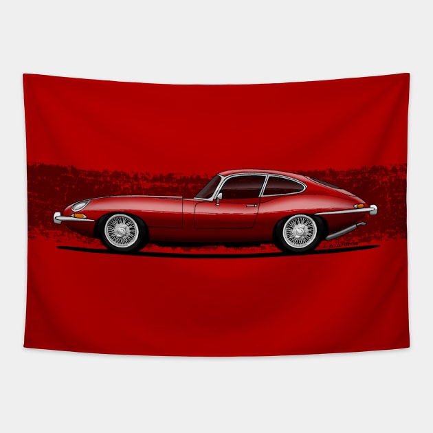 The most beautiful car in history! Tapestry by jaagdesign