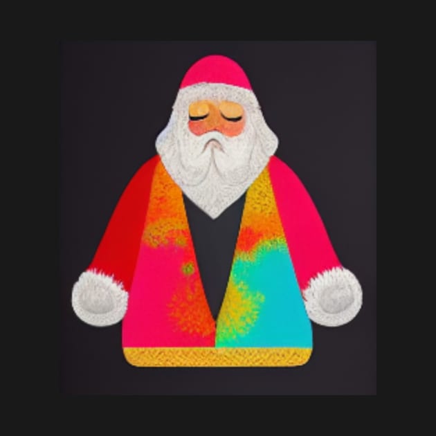 Colorful Santa Vibrant Colors by fistikci