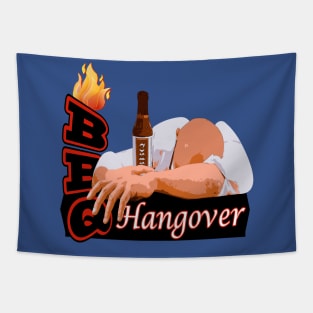 BBQ Hangover Grill Smoke Tapestry