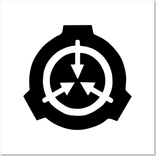 SCP Patch - inverted - Scp Foundation - Posters and Art Prints