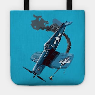 Famous WW2 Planes F4U Corsair Aerial Combat Tote