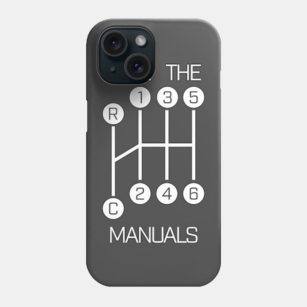 Save the Manuals Phone Case by Full of Wit