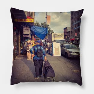 Melrose, Bronx, New York City Pillow