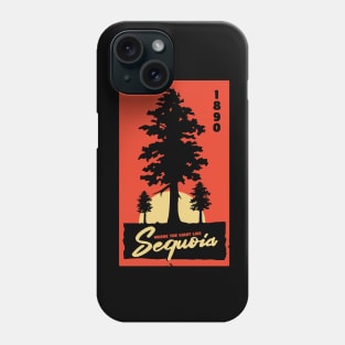 California Sequoia Trees National Park T-Shirt Phone Case