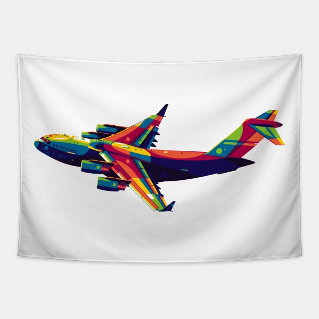 C-17 Globemaster III Tapestry by wpaprint