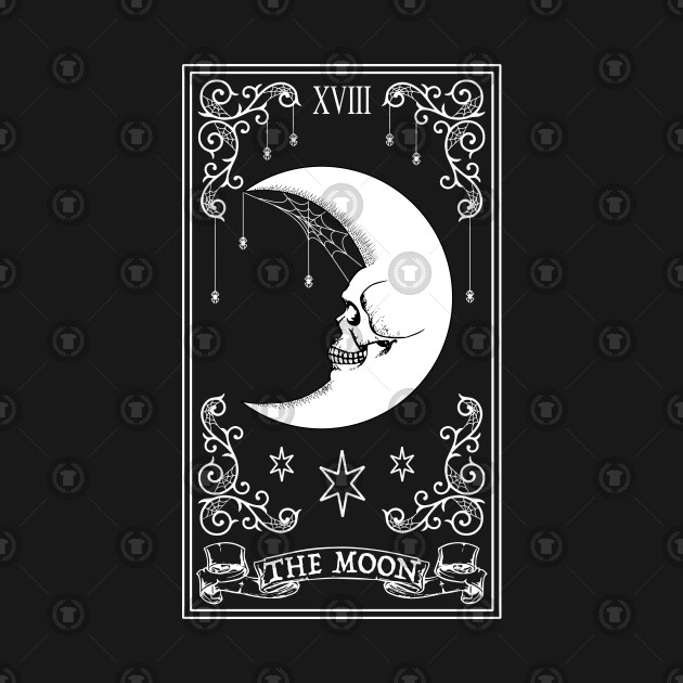 The Moon Tarot Card - Witch - T-Shirt | TeePublic