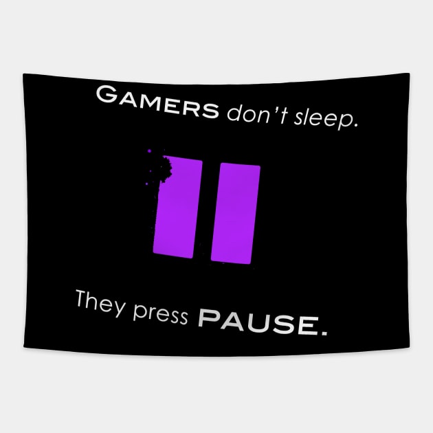 Gamers don't sleep 2 Tapestry by Game0n