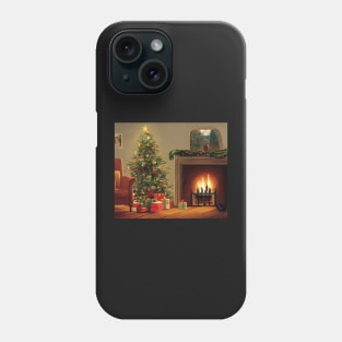 Fireside Christmas - Scene 8 Phone Case