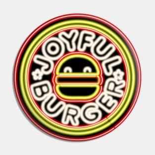 Joyful Burger Logo Neon Sign from The Amazing World of Gumball Top Left Pin