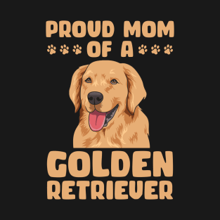 Dogs Design for a Golden Retriever Mom T-Shirt