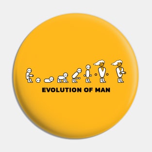 EVOLUTION OF MAN Pin