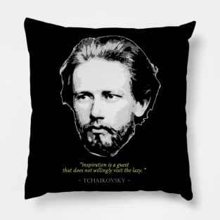 Pyotr Ilyich Tchaikovsky Quote Pillow