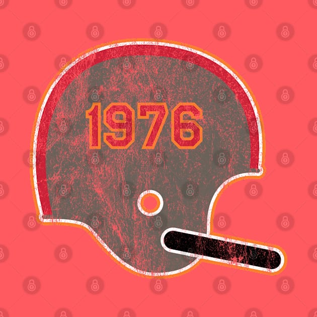 Tampa Bay Buccaneers Year Founded Vintage Helmet by Rad Love