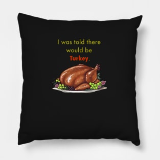 I was told there would be turkey. Pillow